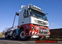Aluminum LoBar for Volvo FMX II Euro 6 | 5 White + 2 Amber LEDs