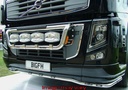 RVS LoBar voor Volvo FH/FM2&3 | 7 Oranje LEDs