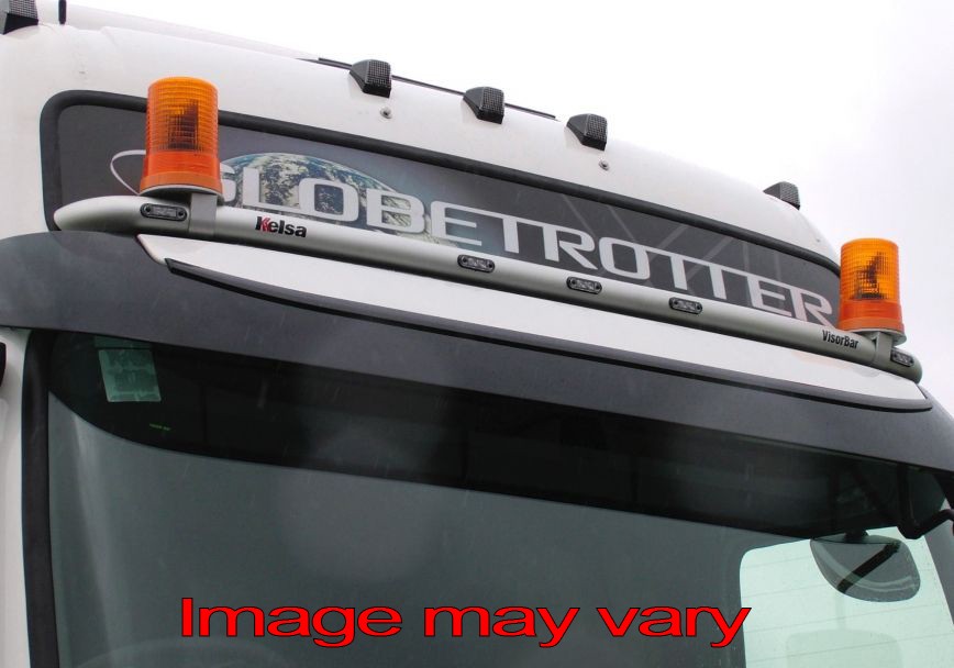 Aluminum VisorBar for Volvo FM/FH2  | 5 Amber LEDs