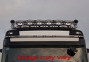 Stainless Steel VisorBar for Volvo FH4 Globe/Globe XL | 5 White LEDs
