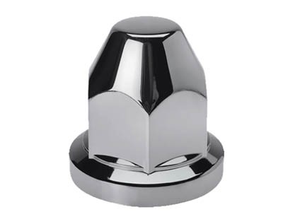 20-Pack Kunststof Wielmoerdoppen Chroom | Ø32mm - 50mm Hoog