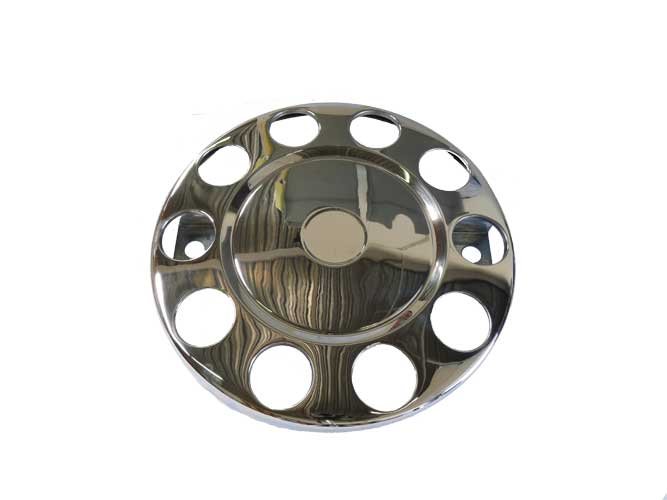Gesloten Boutenbeschermring RVS met Cirkel 22.5" voor Aluminium Velg | 10x335mm