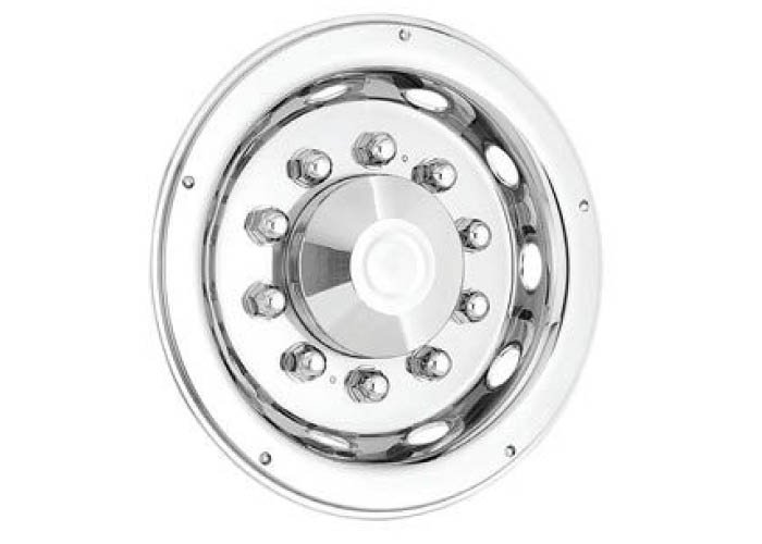 Deluxe RVS Wieldop Achteras 22,5"