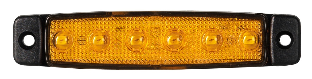 DASTERI MARKEERVERLICHTING 6-LED 24V - ORANJE