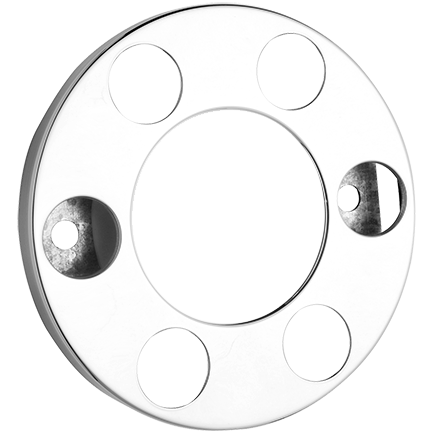 Open Boutenbeschermring RVS 17,5” voor Stalen Velg | 6x245mm