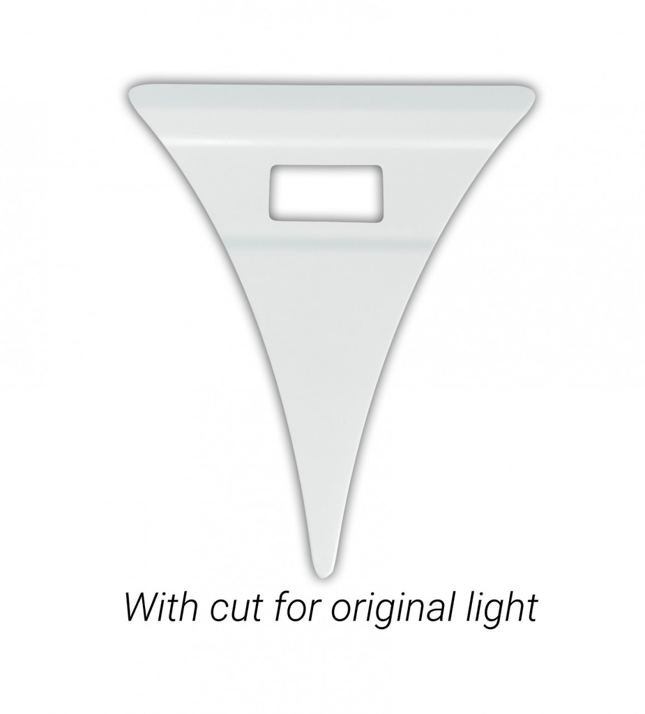 Set XL Spatbord Wedges voor Scania R&S NextGen met Lampgaten voor Zijmarkeringslichten