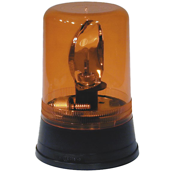 AEB "595" Zwaailamp 24V met Oranje Lampglas