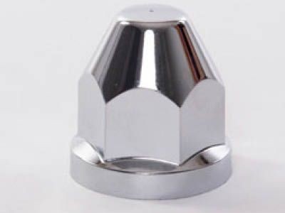 Kunststof Wielmoerdop Chroom | Ø27mm - 40mm Hoog