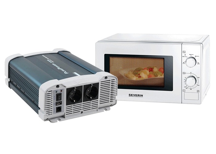 Microgolfoven 20L + 1500W omvormer 24V