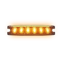 Ultradunne 6-LED Flitser - Oranje