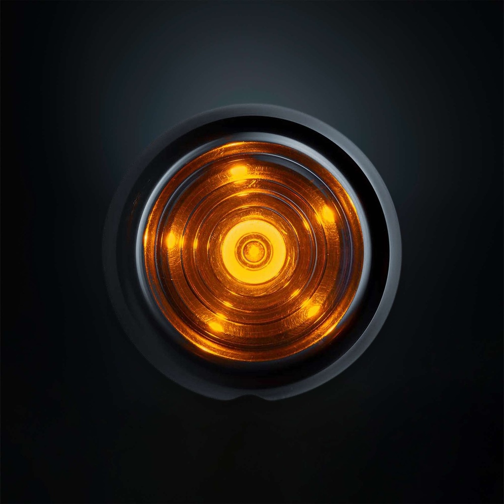 Dark Knight Viking 6 LED Unit + Indicator Amber | Smoke Lens | 5m Cable
