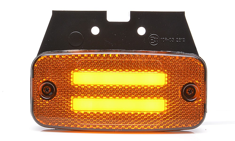 LED Position Light 'Two Lines' Amber - 12-24V