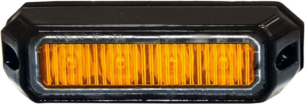 4-LED "MINI" Strobe/Warning Light | Amber
