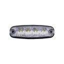 4-LED Extra Thin Strobe Light - Amber 9-30V