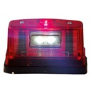 2-LED License Plate Light | Red 12-24V