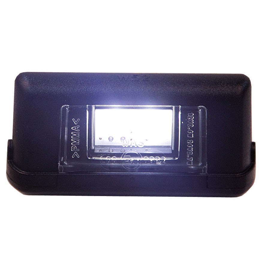 3-LED Kentekenplaatlicht met Positielicht 12/24V | Zwart