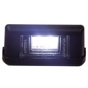 3-LED Kentekenplaatlicht met Positielicht 12/24V | Zwart