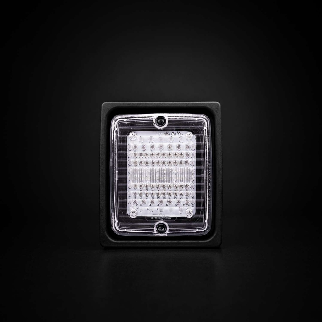 IZE LED 3-Chamber Taillight with Clear Lens