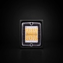 IZE LED Flitslamp Oranje met Heldere Lens
