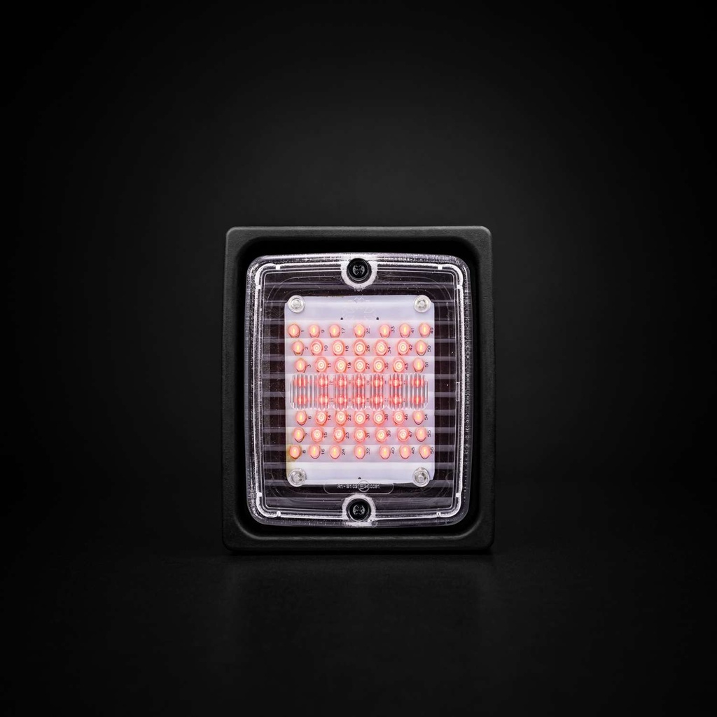 IZE LED Rem- en Achterlicht met Heldere Lens