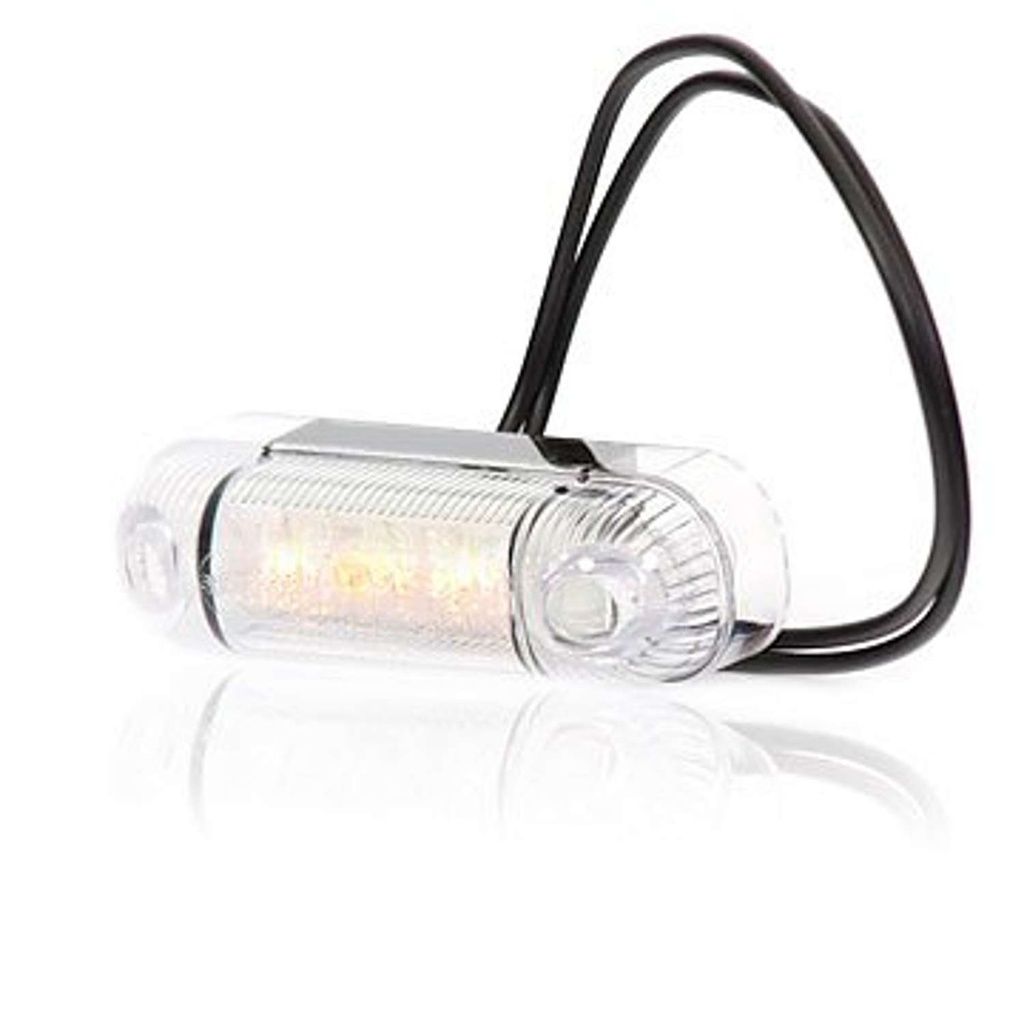 3-LED Positielicht Opbouw 12-24V - Oranje