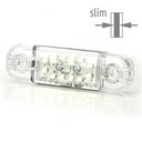 WAS 12-LED Ultradun Positielicht 9-36V - Wit