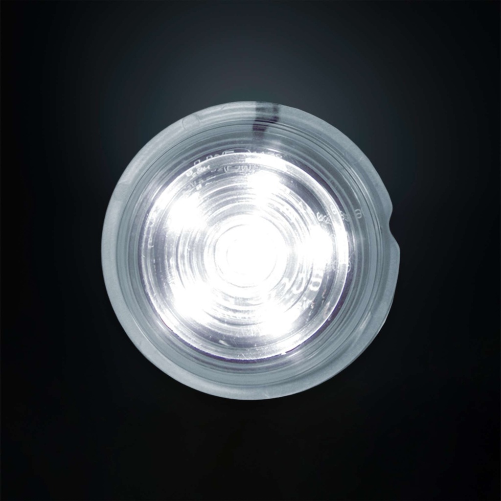 Viking 6 LED Unit White | Clear Lens | 5m Cable