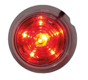 Viking LED Unit Rood met Heldere Lens 12/24V