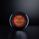 IZE LED Dark Knight Rem-/Achterlicht Rond
