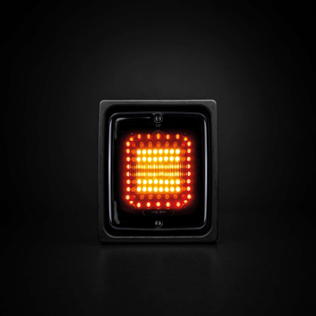 IZE LED Dark Knight 3-Kamer Achterlicht
