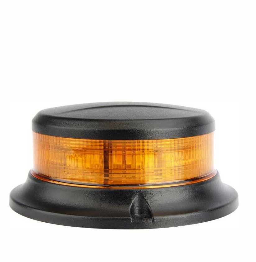 LED Zwaai-/Flitslamp met Oranje Lens | 3-Puntsmontage