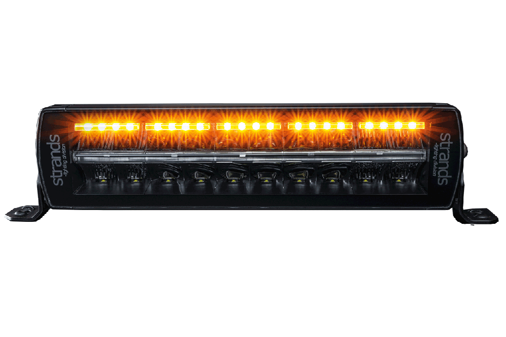 Siberia Night Guard Double Row 12" met Waarschuwingslicht