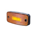 LED Markeerlicht Oranje 12-24V + 5m Kabel