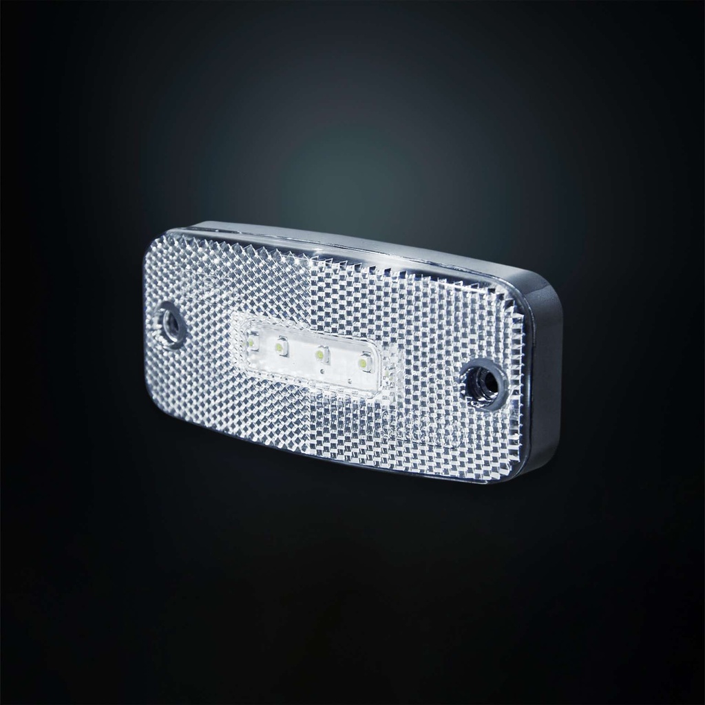 LED Markeerlicht Wit 12-24V + 5m Kabel