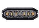 6-LED Flitser Oranje met Heldere Lens- 12-24V