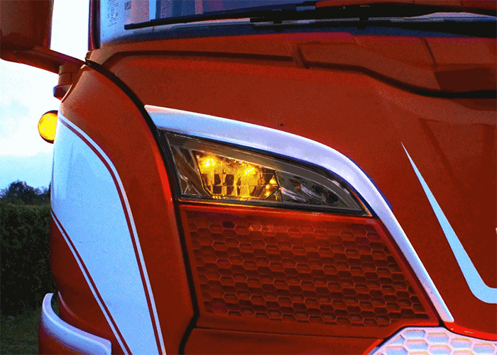 DUO LED Positielicht voor Grille Verstraler Scania R&S NextGen 2023+