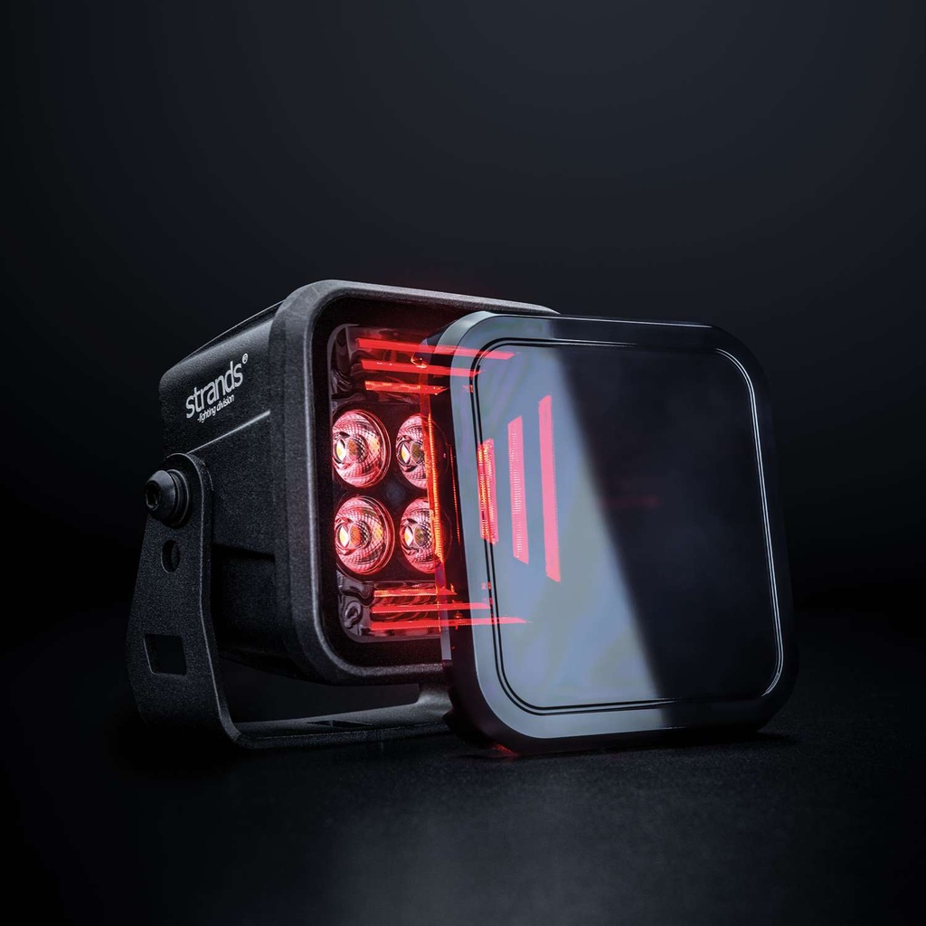Dark Knight Fortex Werklicht Rood
