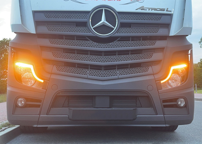 DRL LED Units voor Mercedes Actros MP5 - Oranje