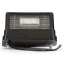 2-LED Kentekenplaatlicht 12-24V | Zwart - 2m Kabel