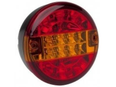 3-Chamber LED Taillight | Surface Mount 58mm High