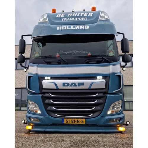 Bumperspoiler voor DAF CF Euro 6 | 2x Gele Talmu