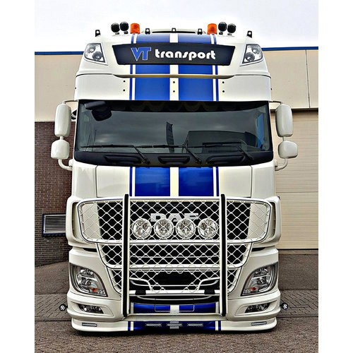 Bumper Spoiler for DAF XF106 - Type 1 - 5 Lightholes