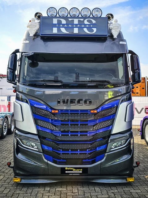 Bumperspoiler voor Iveco S-Way | 2x Gele Talmu