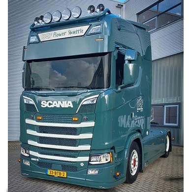 Bumper Spoiler Scania NextGen - Type 9 - High Bumper - 2 Lightholes