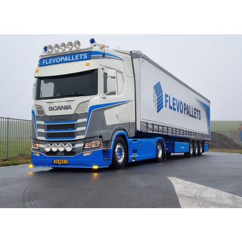 Bumper Spoiler for Scania NextGen with Low Bumper | Type 7 | 2x Yellow Talmu