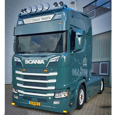 Bumper Spoiler for Scania NextGen with High Bumper | Type 9 | 2x Yellow Talmu