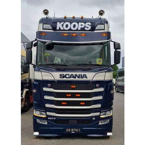 Bumperspoiler voor Scania NextGen met Lage Bumper | Type 3 | 2x Witte Talmu