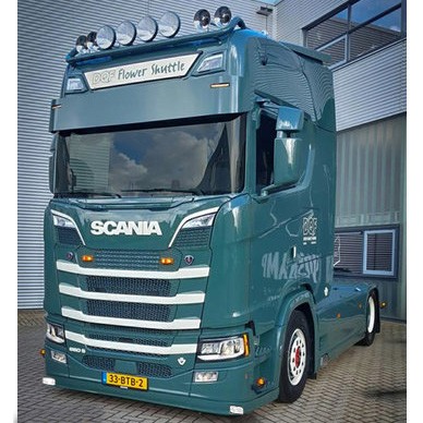 Bumperspoiler voor Scania NextGen met Hoge Bumper | Type 9 | 2x Witte Talmu