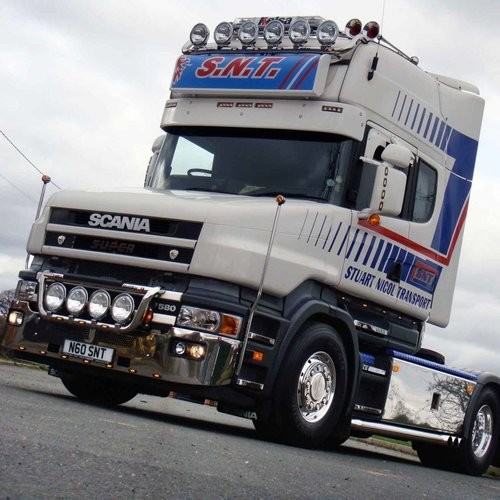 Zonneklep voor Scania 4-Serie Highline | Type 2D | 5 Lampgaten