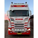 Sunvisor for Scania NextGen | Type 2D | 5 Lightholes for Old School Lights